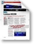 Lexicon MX200 Future Music (11/2005)