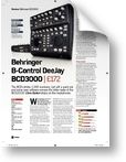 Behringer BCD3000 Future Music (06/2007)