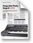 Moog Little Phatty Stage II TE Future Music (09/2008)
