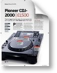 Thomann Cover Pro Pioneer CDJ 2000 Future Music (01/2010)
