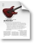 Schecter C-1 Hellraiser FR BCH Gitarre & Bass (01/2010)