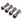 TAD RT214 Tube 6L6GC-STR Quartett in 6L6 Vacuum Tubes