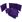 Auralex Acoustics 2" Studiofoam Wedges Purple in Absorvedores modelos