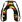 Terre Djembe Back Pack Strap Rasta in Stative şi Suporturi pt. Percuţie