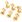 Grover Rotogrip 502G Gold in 3L/3R-Mechaniken f&uuml;r E-Gitarre