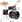 Mapex HC5255-BL STANDARD BLACK in Standard Drumsets