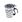 Music Sales Cup with Lid "Staff Lines" in Tazas, jarros, vasos, copas, etc.