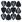 Jackson 351 Black Bomb Picks Heavy in standaard plectra