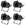 Stairville PAR 16 GU10 black Bundle