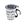 Music Sales Cup with Lid "Staff Lines"