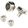 Ernie Ball STRAP LOCKS CH in Accessories for Guitar Straps