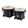 Headliner HB50BK Bongo Set ABS in Bongo