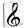 MusikBoutique Rubber with Treble Clef in Pyyhekumit