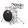 DW Lacquer Custom - Solid White in Rocktrumsatser