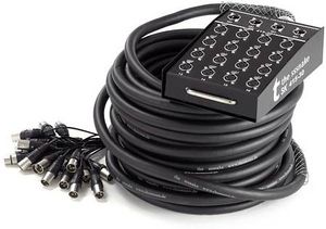 16/2/2 Multicore von Sssnake (16 Kanäle + 4 Rückkanäle für Monitor und Main-Mix)