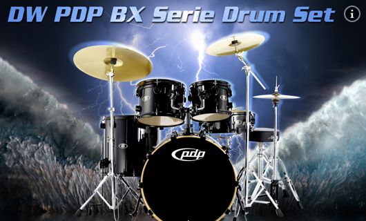 DW PDP BX Serie Komplett Drum Set
