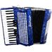 Startone Piano Accordion 72 Blue in Kl&aacute;vesov&eacute; akordeony