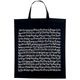 Vienna World Cotton Bag Music Design Black