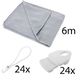 Stairville Molton Set Light Gray 6x3m