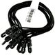 Stairville Spannfix &Oslash; 4mm Black 12 pcs.
