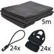 Stairville Molton Set Black 5x3m