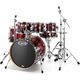 DW PDP CM7 Rock Red / Black