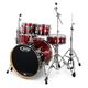 DW PDP CM6 Fusion Red Black Fade