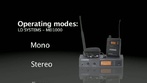 LD Systems MEI 1000 UHF Wireless InEar-System