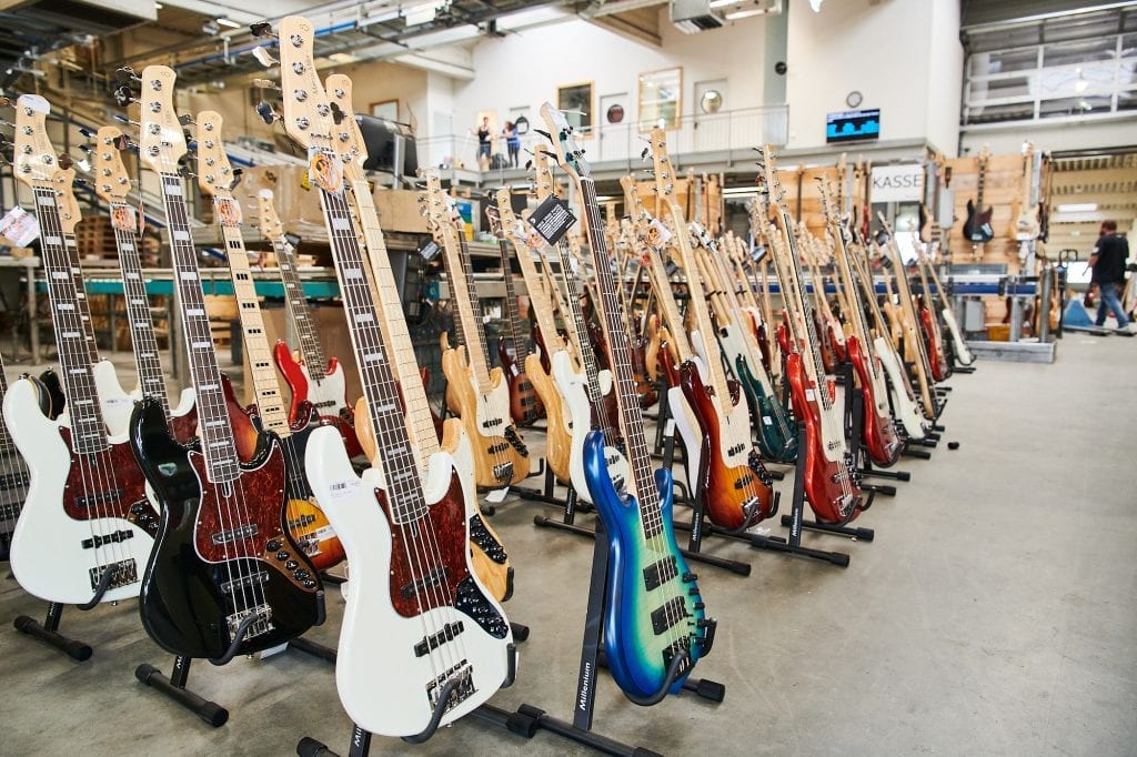 Gitarren Flohmarkt bei Musikhaus Thomann