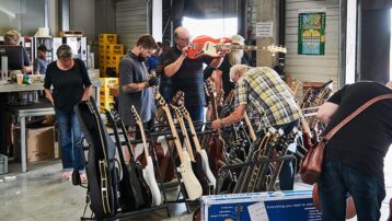 Flohmarkt bei Musikhaus Thomann