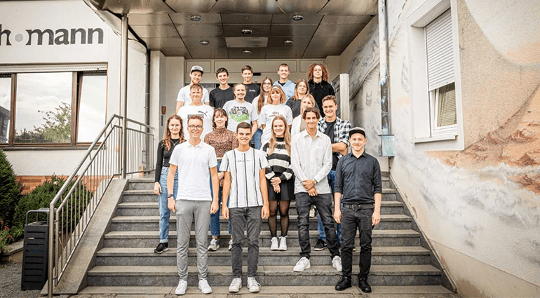 Ausbildung bei Thomann 2022: neue Azubis