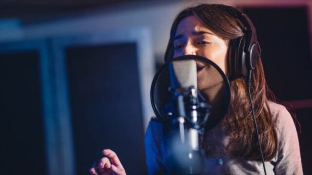 Gesangaufnahme Recording