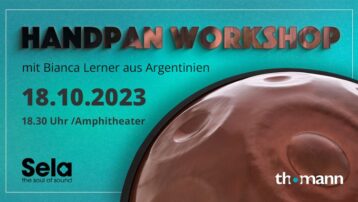 Handpan-Workshop präsentiert von Sela