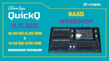 QuickQ ChamSys Training Thomann