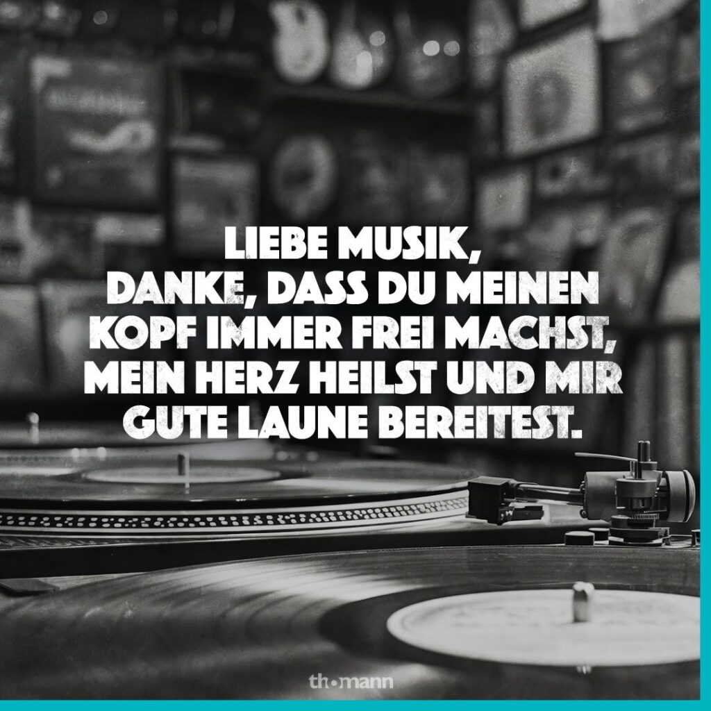 Danke Musik Spruch