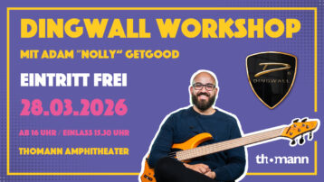 Adam „Nolly“ Getgood im Dingwall Workshop – Bass, Sound und Gear