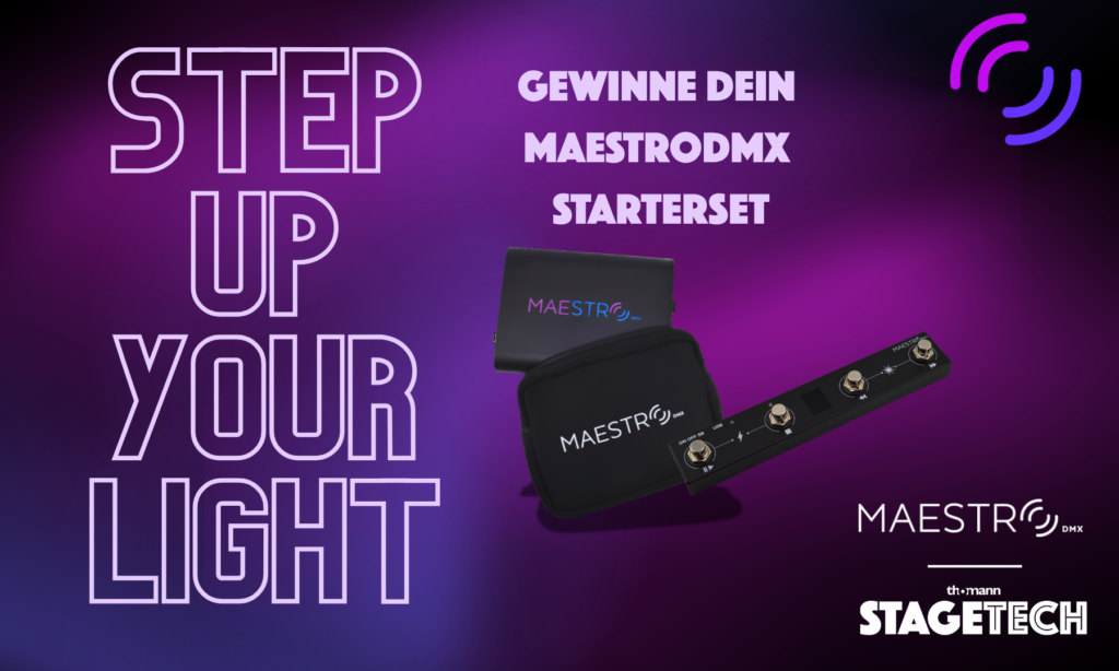 Step Up Your Light: Gewinne jetzt dein MaestroDMX Starterset!
