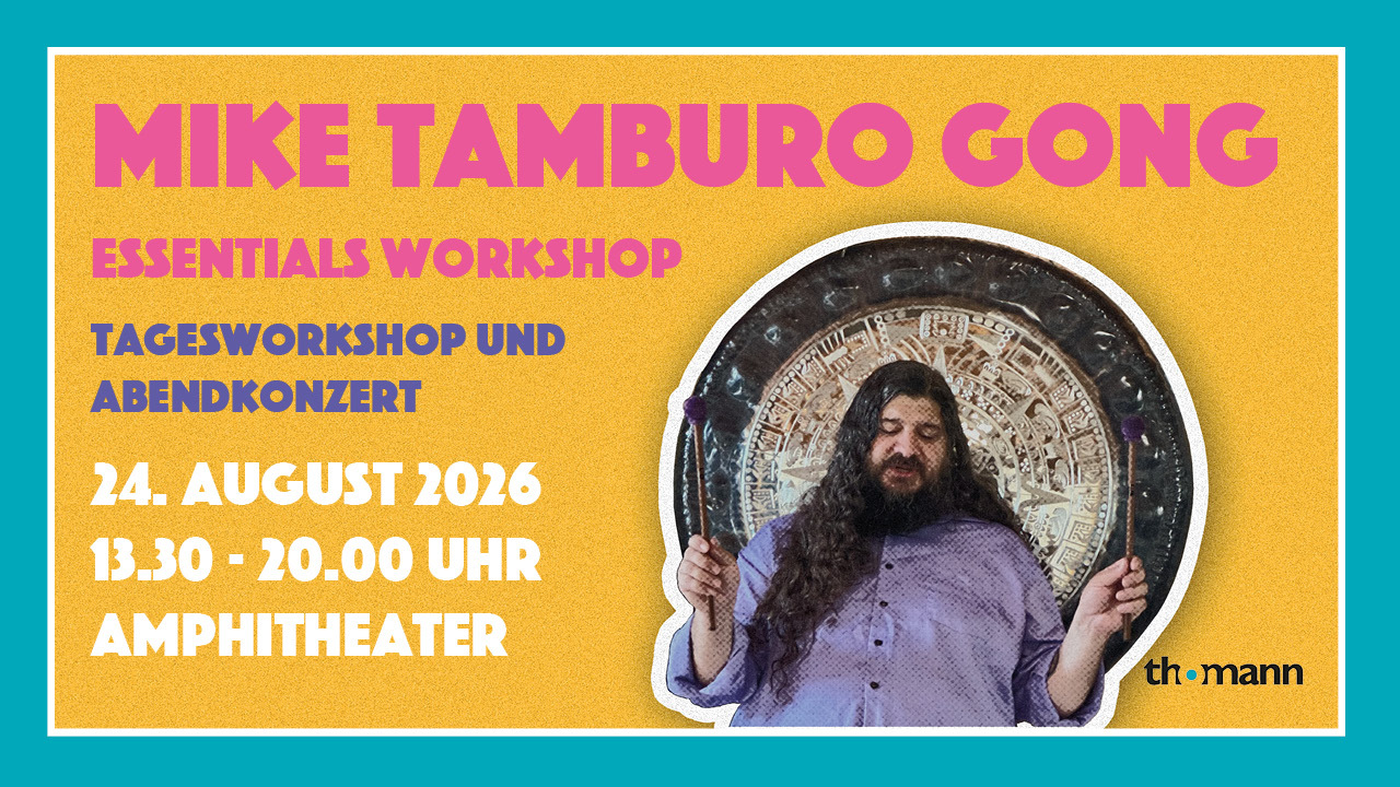 Mike Tamburo Gong Essentials Workshop und Konzert