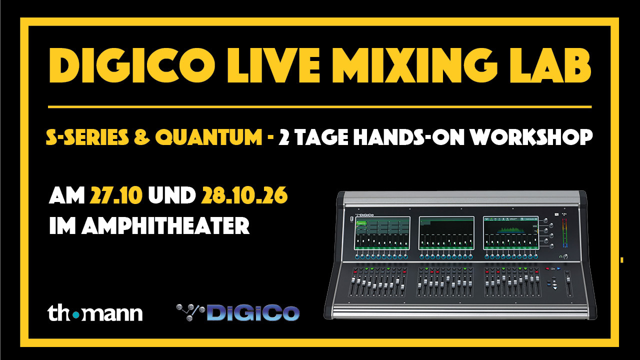 DiGiCo Live Mixing Lab: S-Series & Quantum – From Setup to Showtime