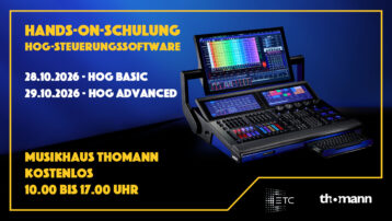 Hands-on-Schulung Hog-Steuerungssoftware