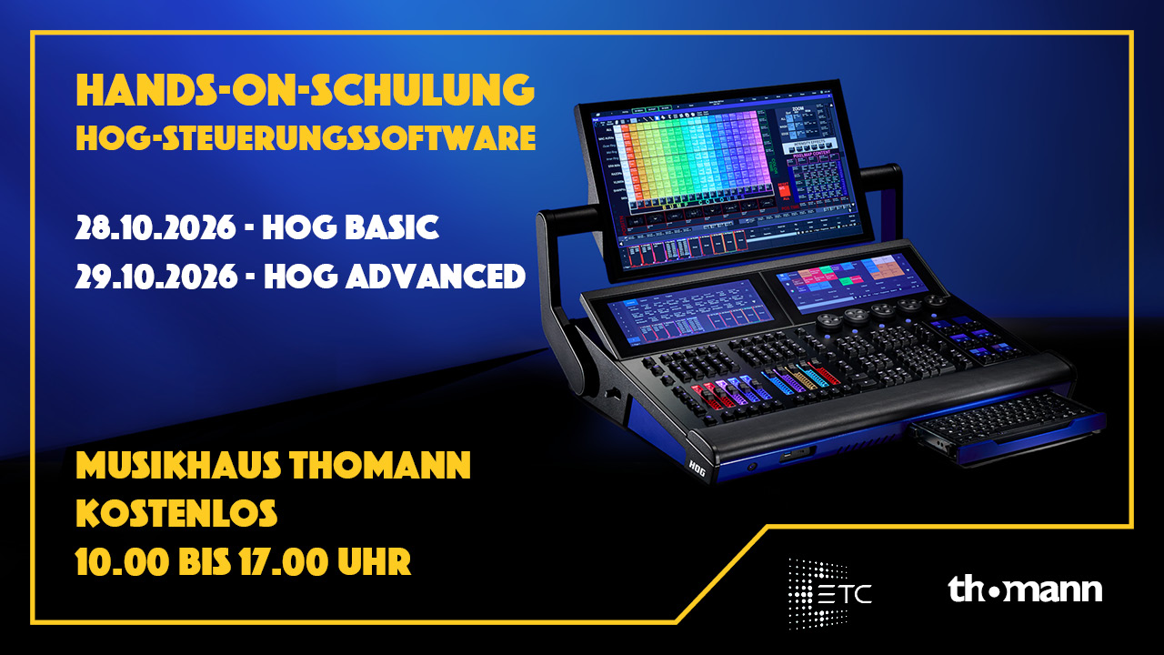 Hands-on-Schulung Hog-Steuerungssoftware