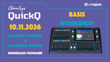 ChamSys QuickQ – Workshop