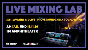 Workshop Allen & Heath Live Mixing Lab