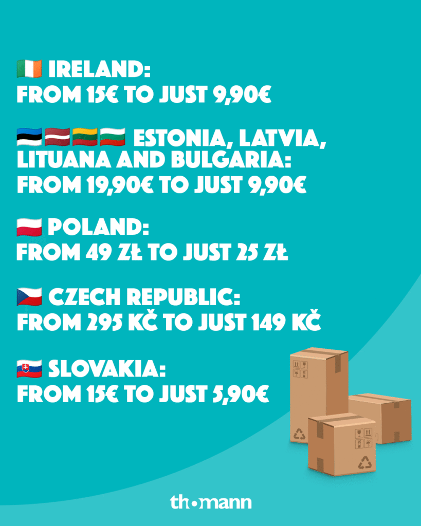Lower shipping costs in 8 additional countries - Thomann Blog