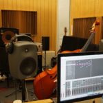 La basse en studio d'enregistrement