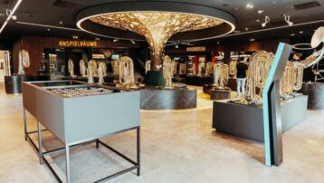 Neue Blasinstrumentenabteilung Thomann Shop