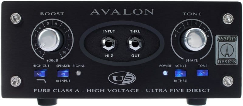 Le préampli basse : Avalon U5