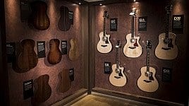 Un espacio para Taylor en nuestro departamento de Guitarras