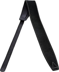 Harley Benton Gitarrengurt Wildleder schwarz