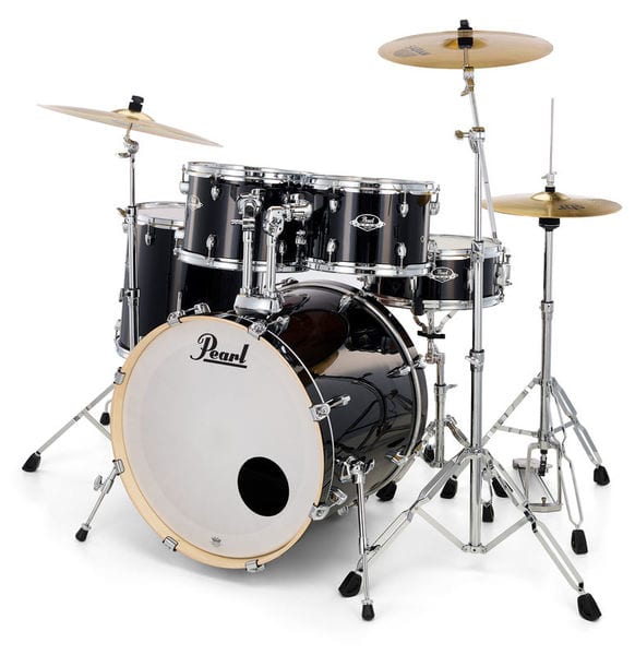 Drumset für Jugendliche und Erwachsene: Pearl EXX725BR/C Export Jet Black